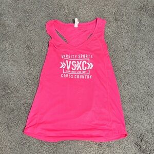 Varsity Sports Women's Bright Pink Tank Top
